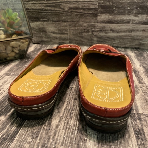 Cole Haan Red Mule Slipper Slide Nike Air Shoes - Picture 7 of 7